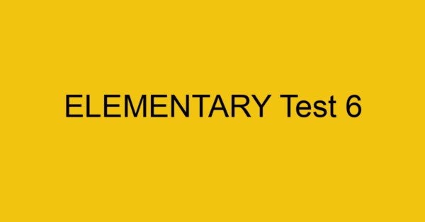 elementary test 6 2 206