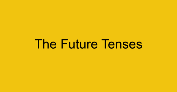 the future tenses 662
